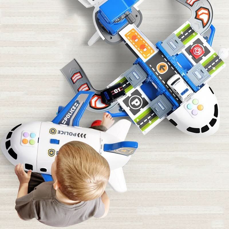 Exploration Playset with Airplane and Vehicles for Imaginative Kids