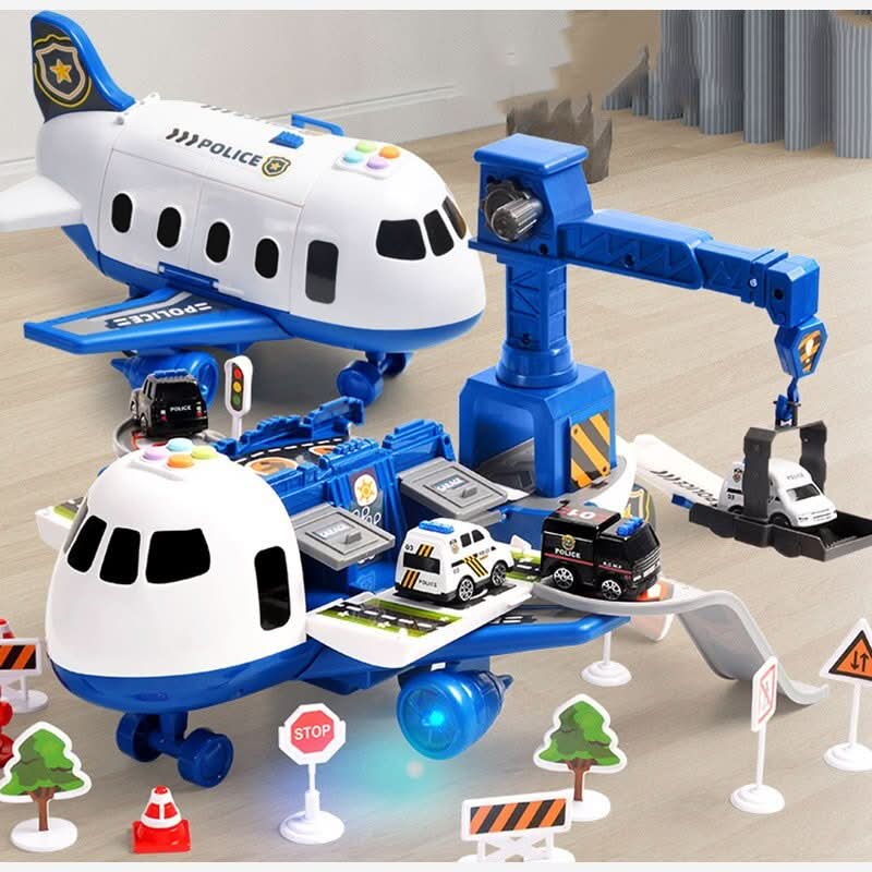 Exploration Playset with Airplane and Vehicles for Imaginative Kids