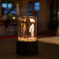 Smoke-Free Tabletop Fireplace for Stylish Indoor and Outdoor Use