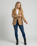 Women's Office Blazer Jacket | Notched Collar