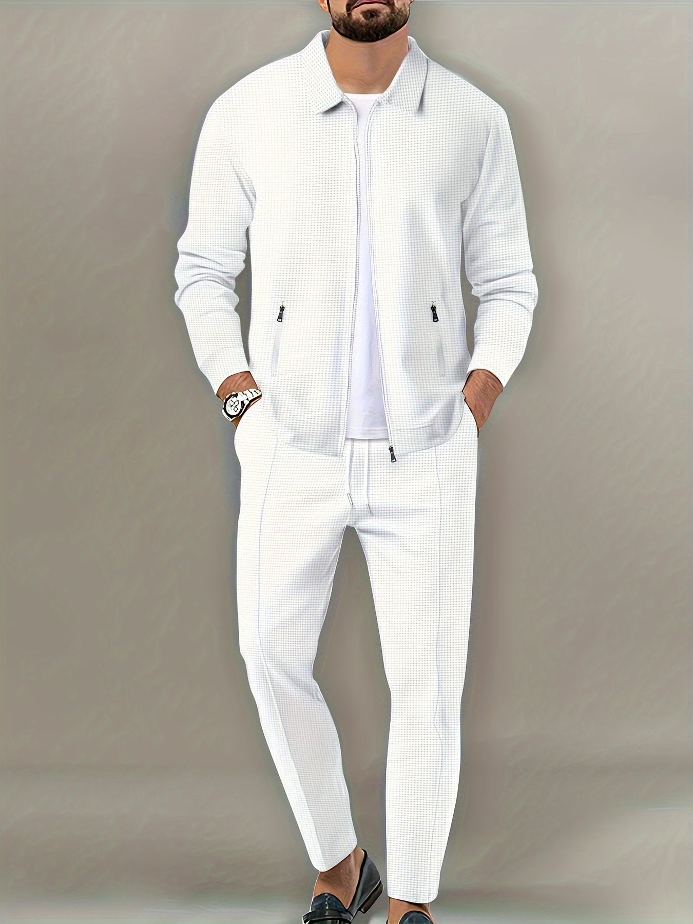 Men's Zip-Up Tracksuit | Sporty