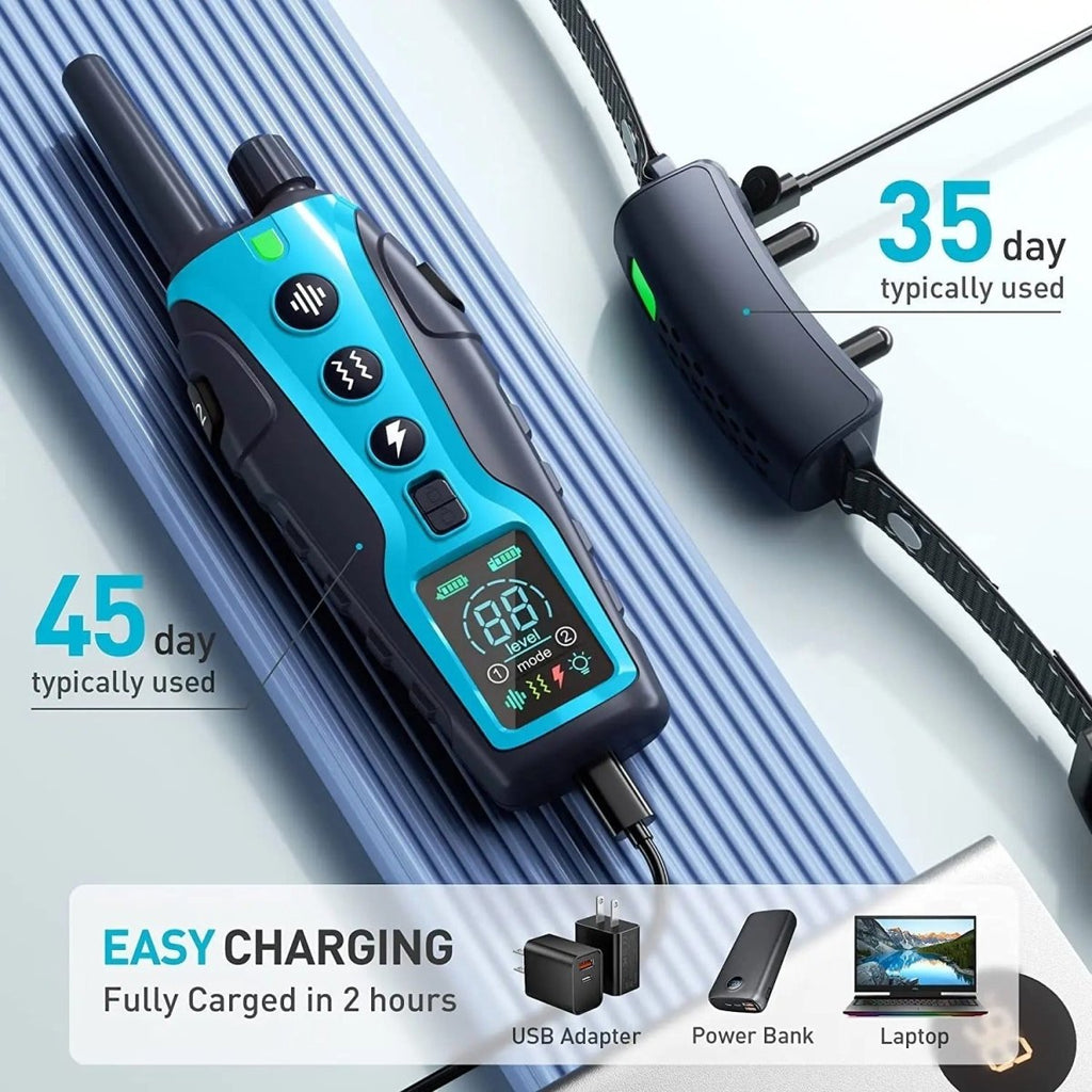 Long Range Waterproof Electric Shock Collar with 2000m Control and 99 Adjustable Levels
