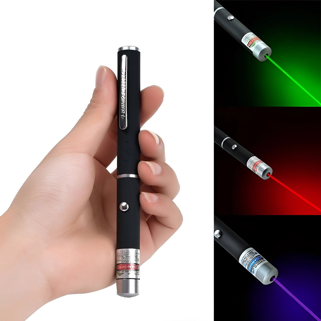 Adjustable Focus Multi-Color Laser Pointer
