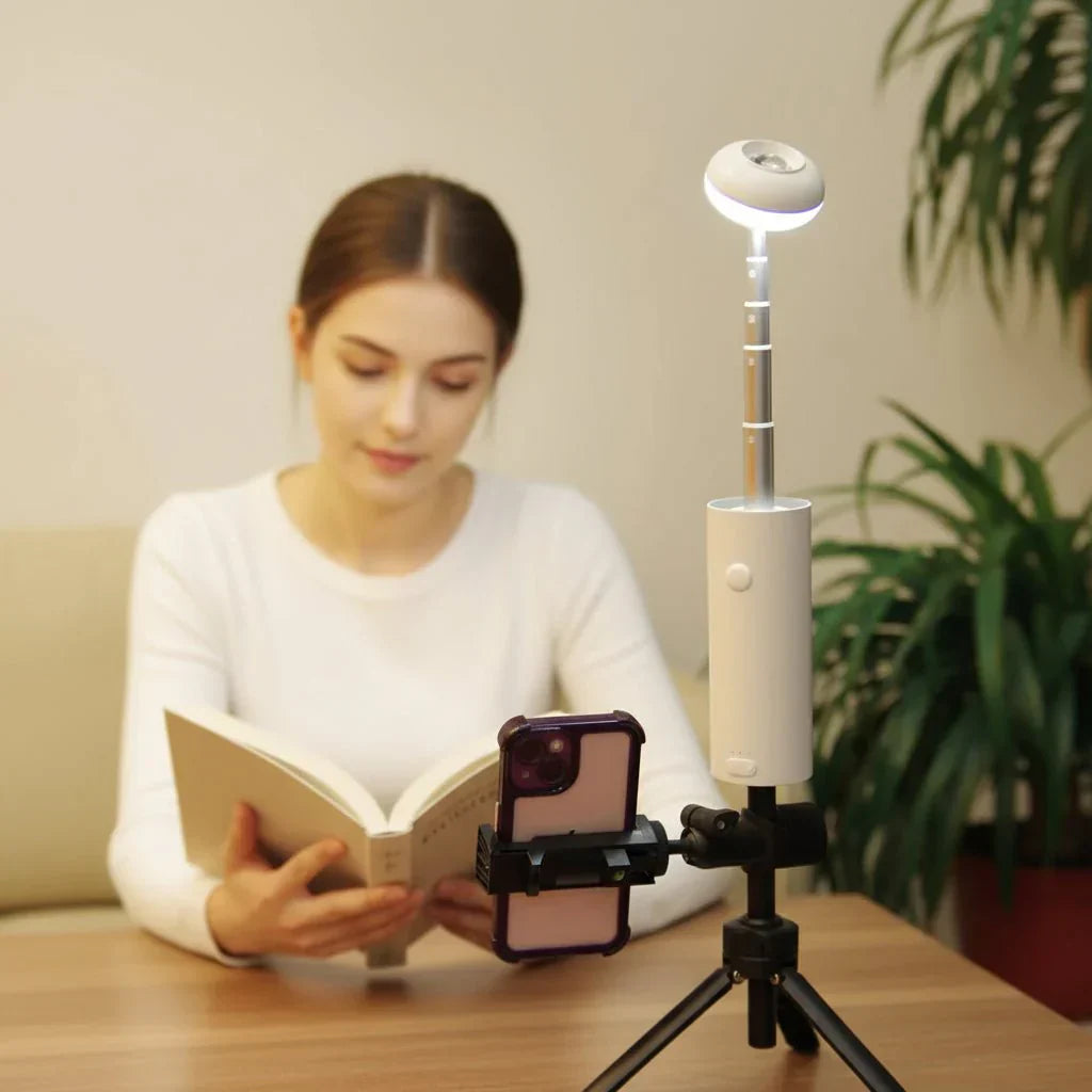 Magnetic Base Camping Telescope Light with Adjustable Flexibility