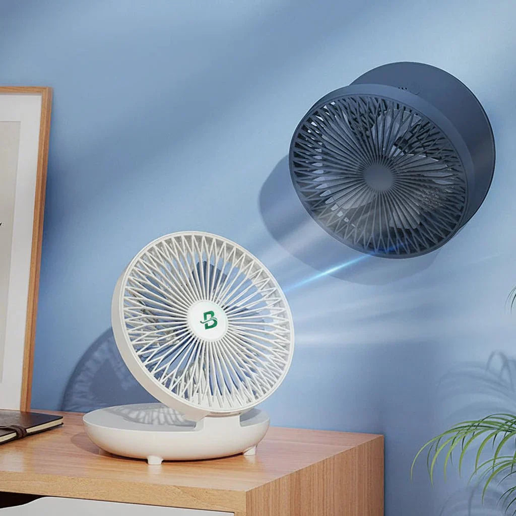Compact Foldable USB Fan with 3 Adjustable Speed Settings