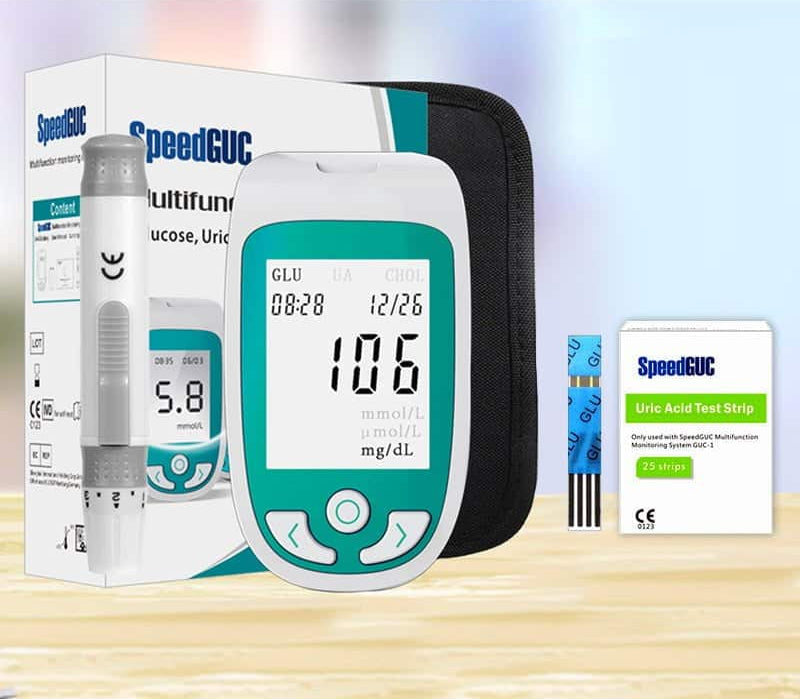 Health Monitor for Cholesterol, Glucose, and Uric Acid Levels