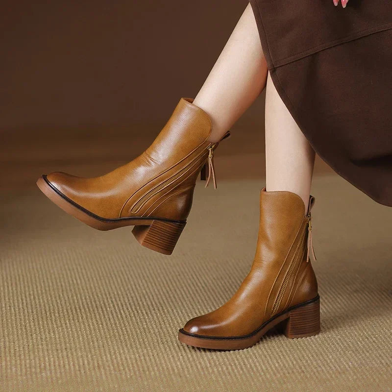 Ladies High Ankle Boots | Elegant