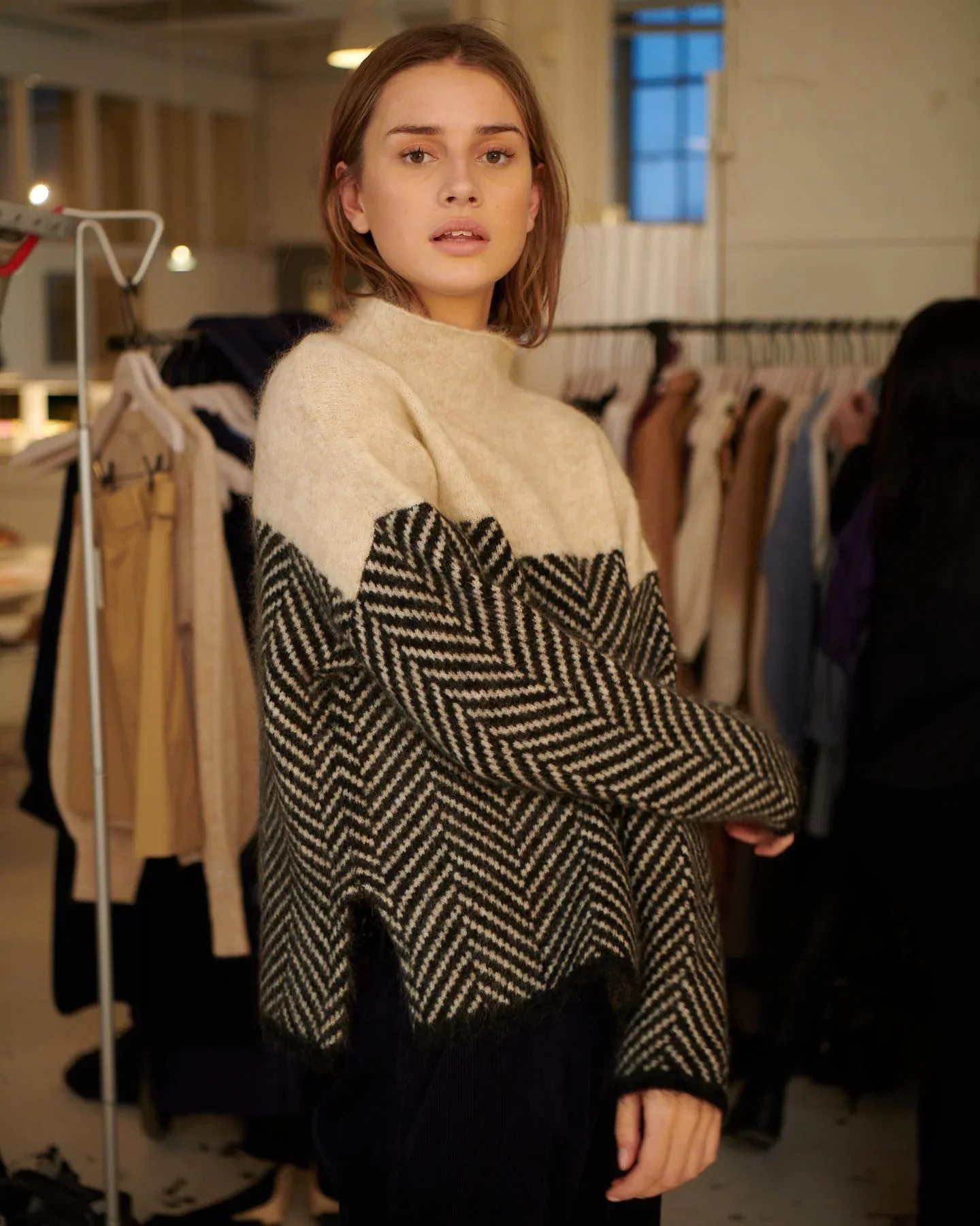 Women's Oversized Turtleneck Sweater | Warm
