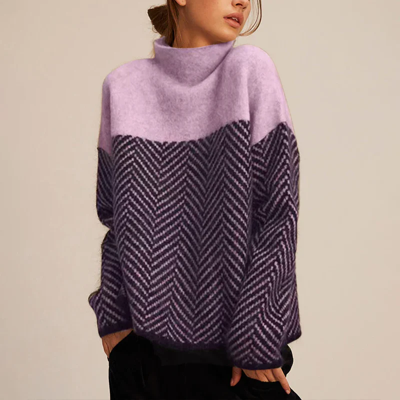 Women's Oversized Turtleneck Sweater | Warm