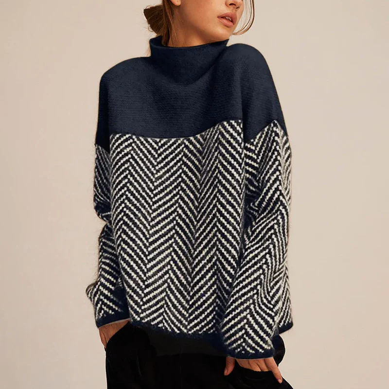 Women's Oversized Turtleneck Sweater | Warm