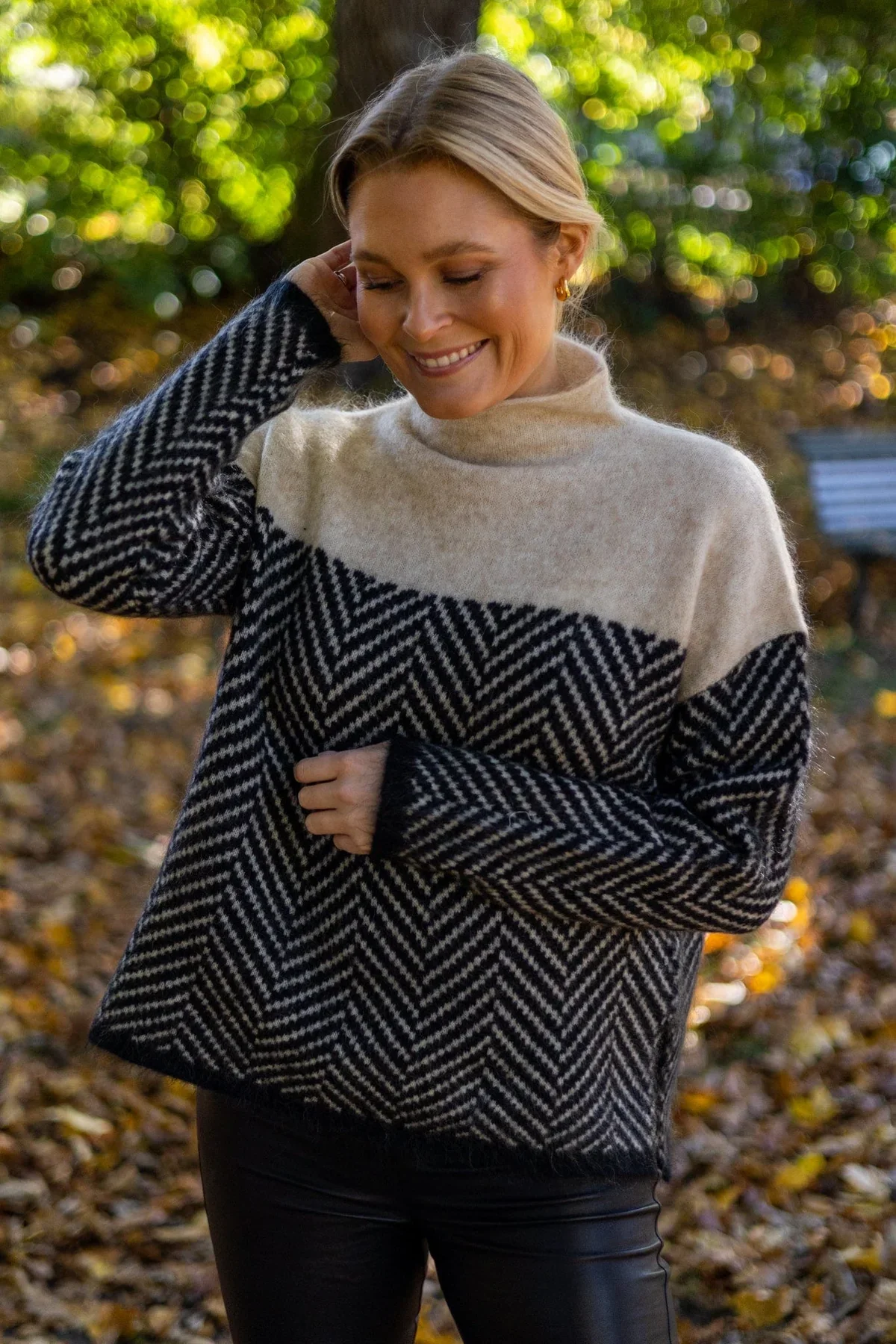 Women's Oversized Turtleneck Sweater | Warm
