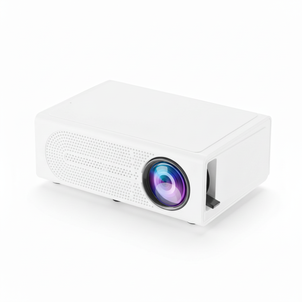 Compact High-Intensity Mini Projector 3000 Lumens – HDTV & USB Compatible, Ideal for Home Theater and Outdoor Use!