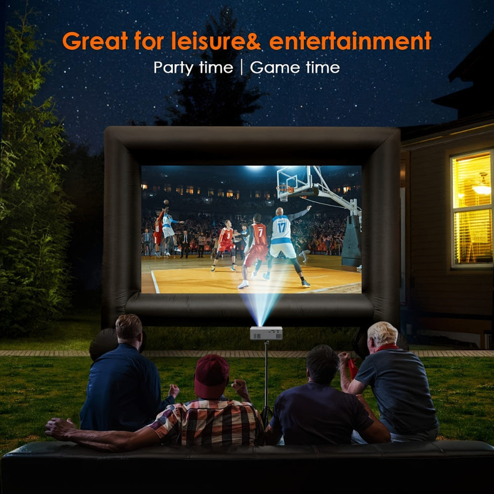 Compact High-Intensity Mini Projector 3000 Lumens – HDTV & USB Compatible, Ideal for Home Theater and Outdoor Use!