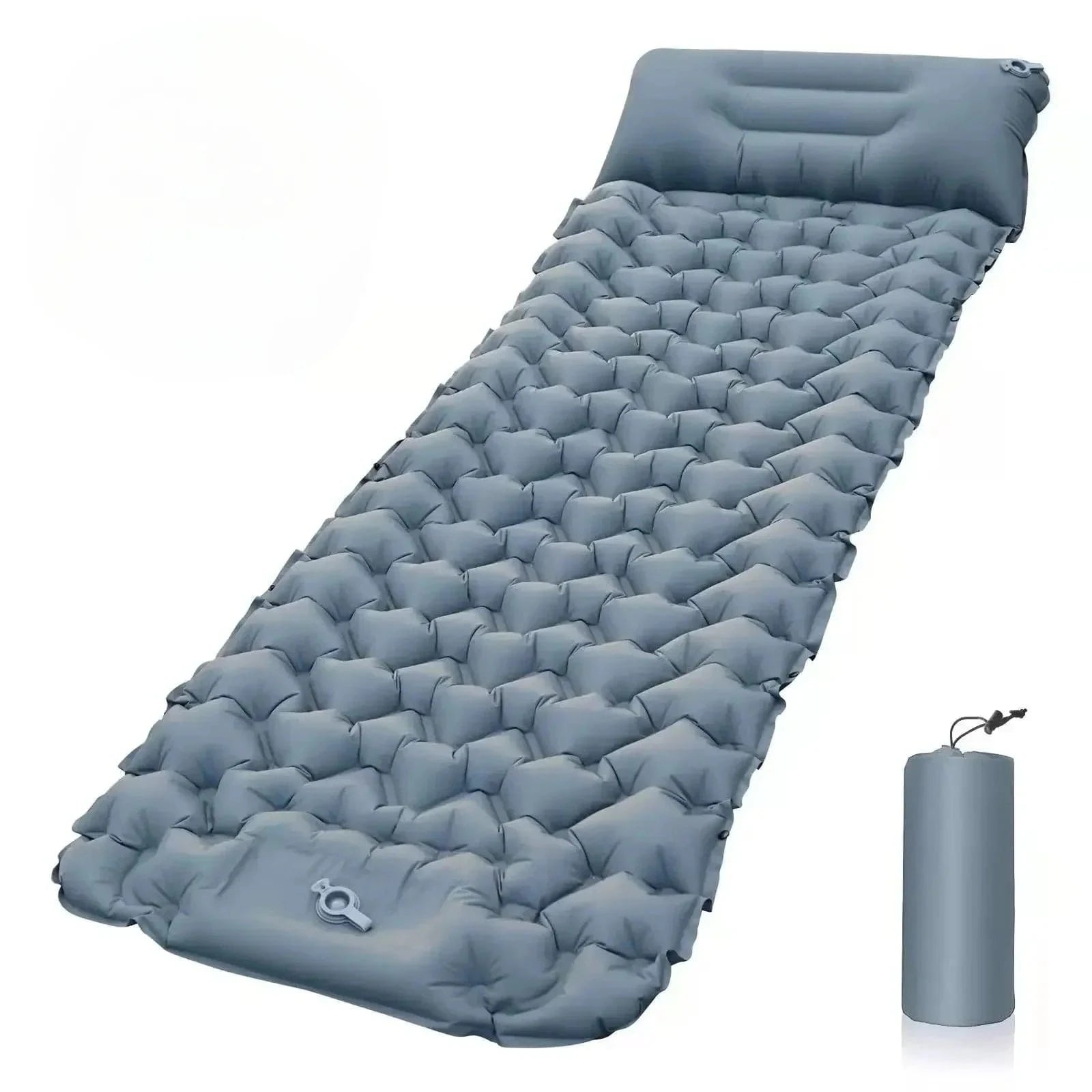 Ergonomic Inflatable Camping Mattress with Foot Pump