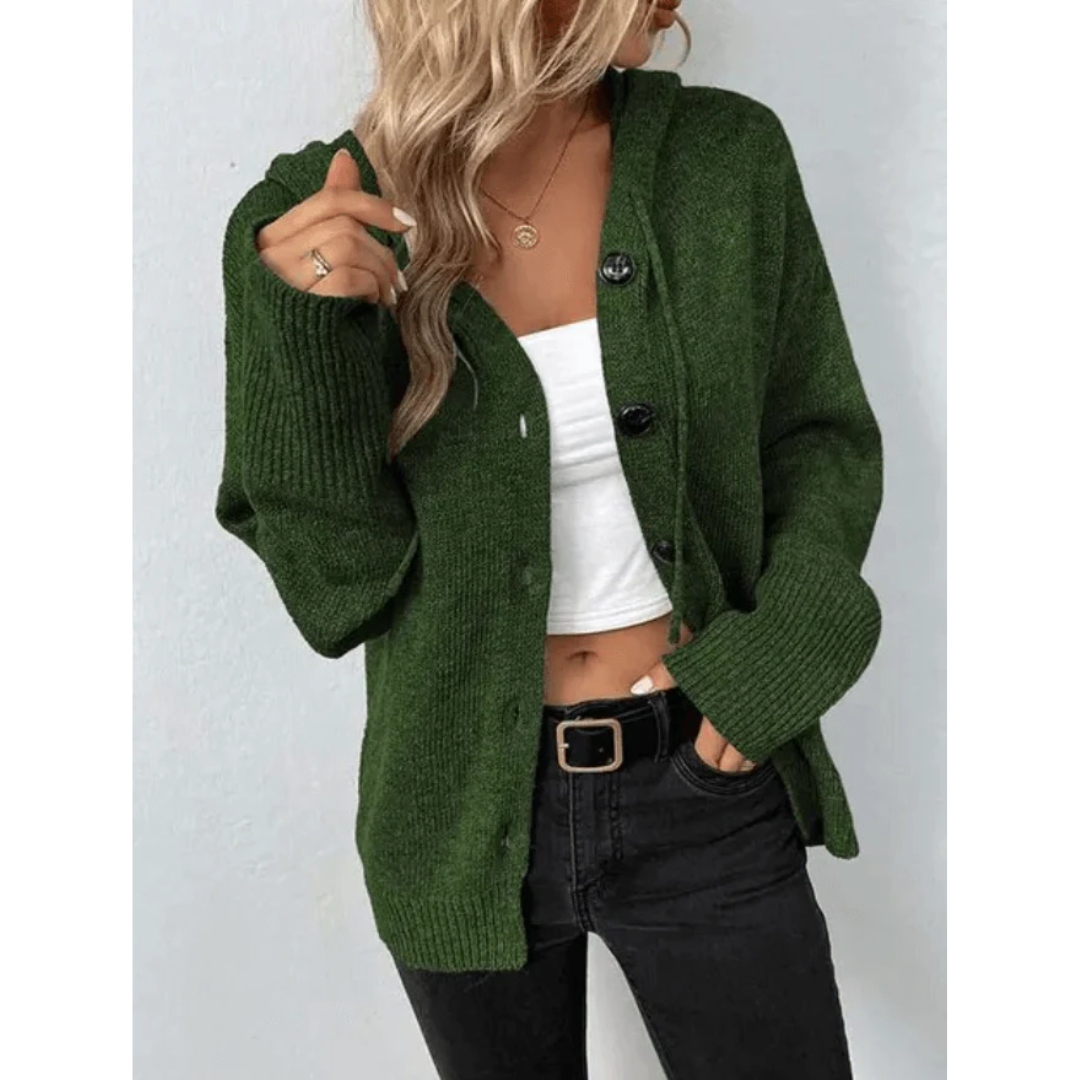 Women's Long Knit Cardigan | Warm