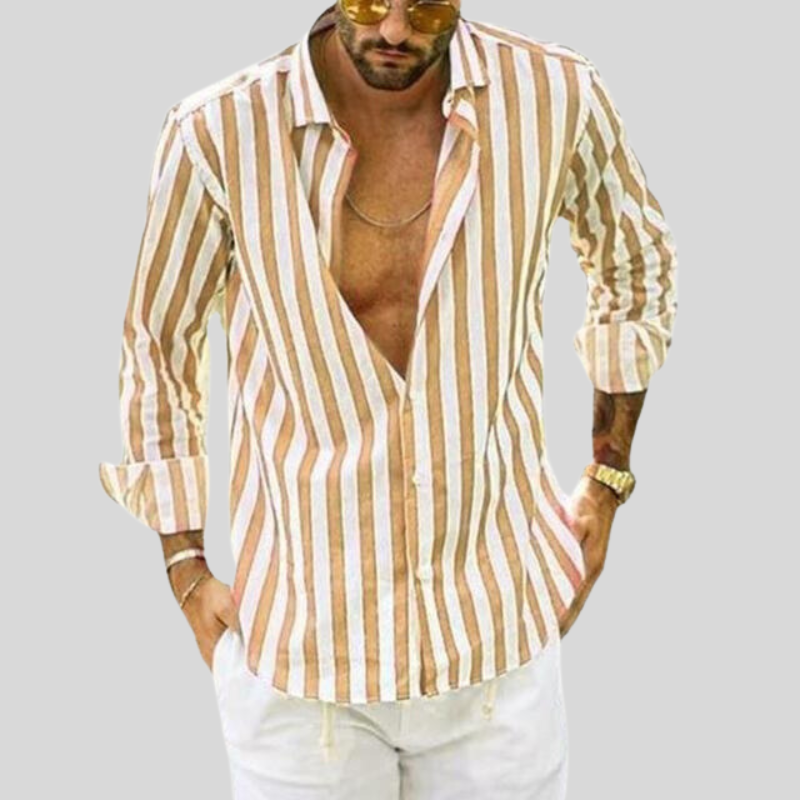 Men's Striped Shirt | Long Sleeve