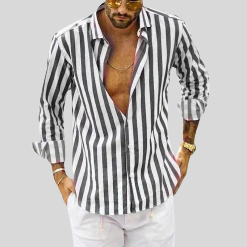 Men's Striped Shirt | Long Sleeve