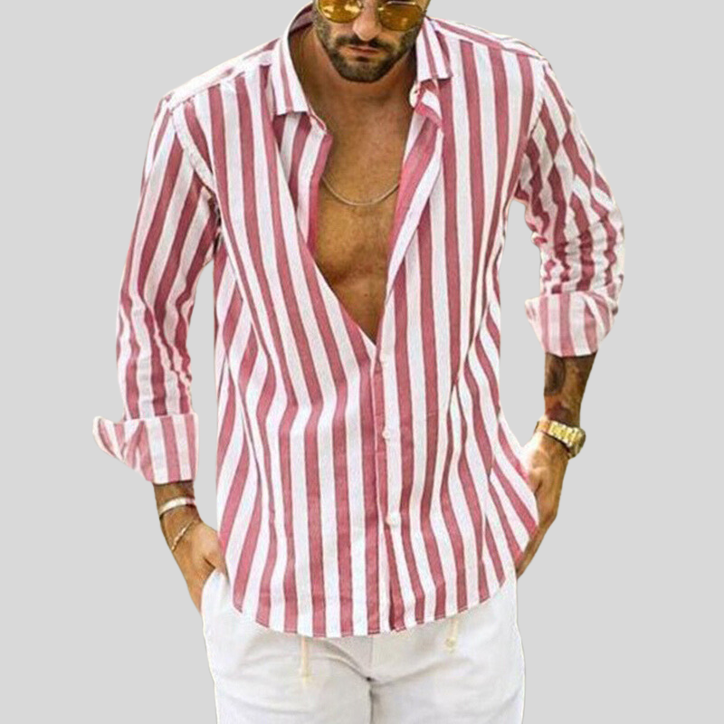 Men's Striped Shirt | Long Sleeve