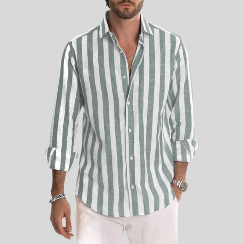 Men's Striped Shirt | Long Sleeve
