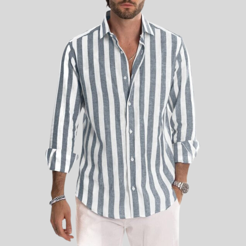 Men's Striped Shirt | Long Sleeve
