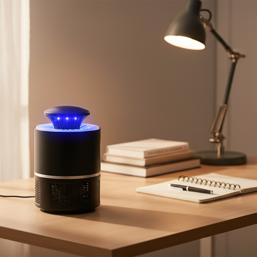 Quiet UV Mosquito Trap with USB Connectivity and Shock-Resistant Design