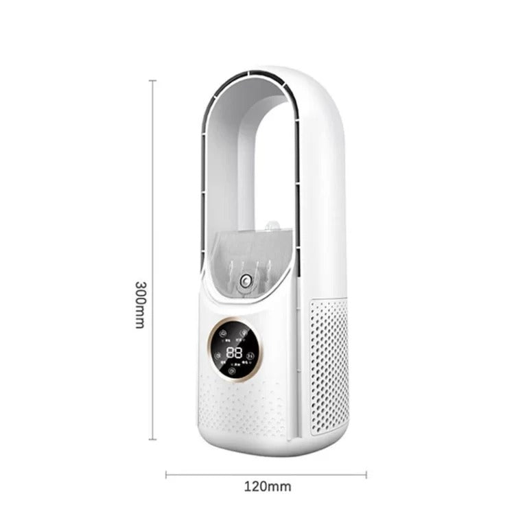 Quiet Bladeless Portable Air Conditioner: Ergonomic Design for Home and Office