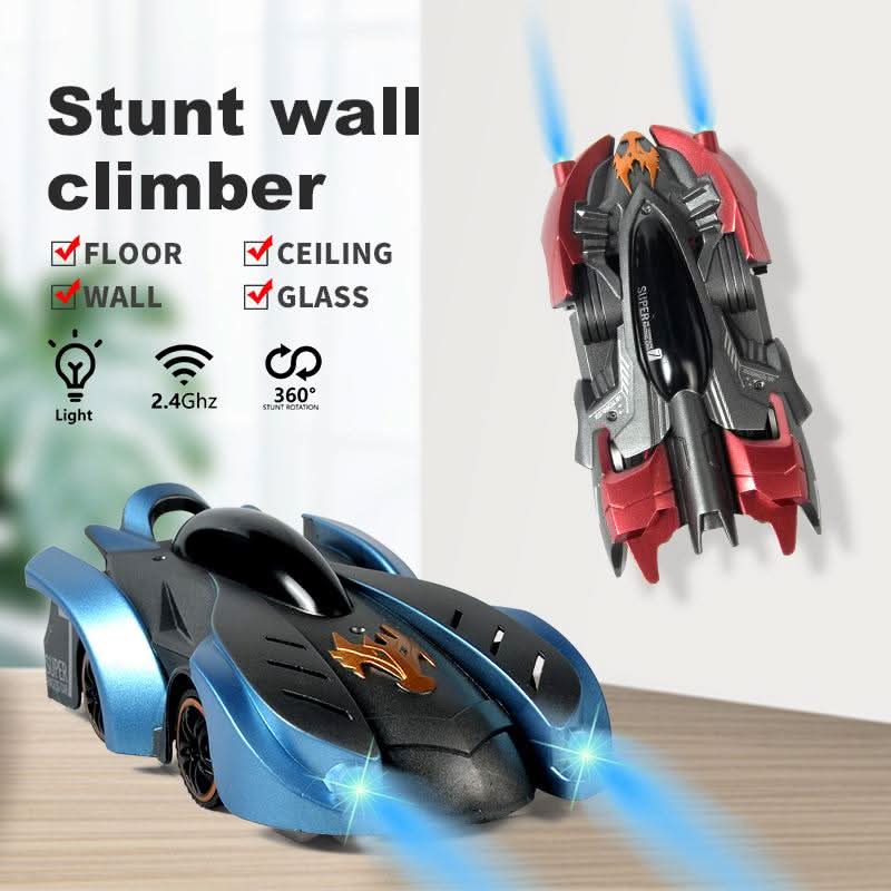 Stunt Car with Remote Control for Wall and Ceiling Driving