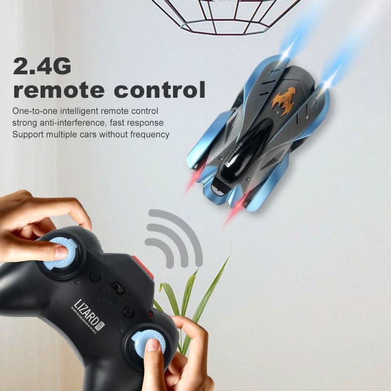 Stunt Car with Remote Control for Wall and Ceiling Driving