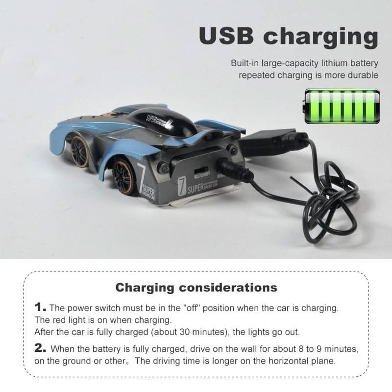 Stunt Car with Remote Control for Wall and Ceiling Driving