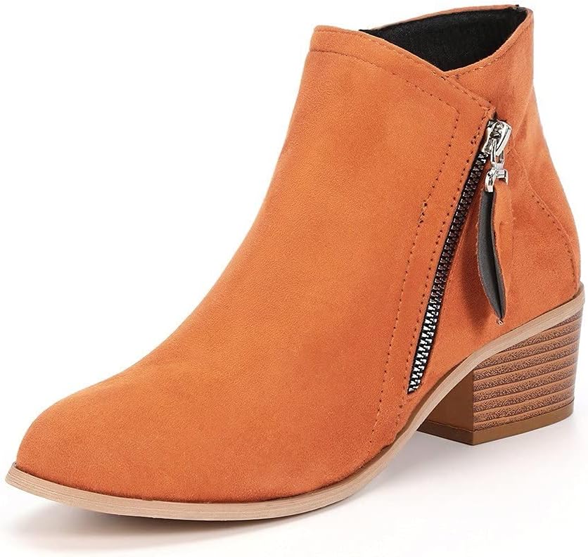 Women's Comfortable Ankle Boots | Zipper