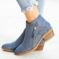 Women's Comfortable Ankle Boots | Zipper