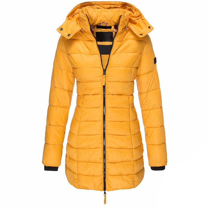 Women's Quilted Winter Jacket | Long