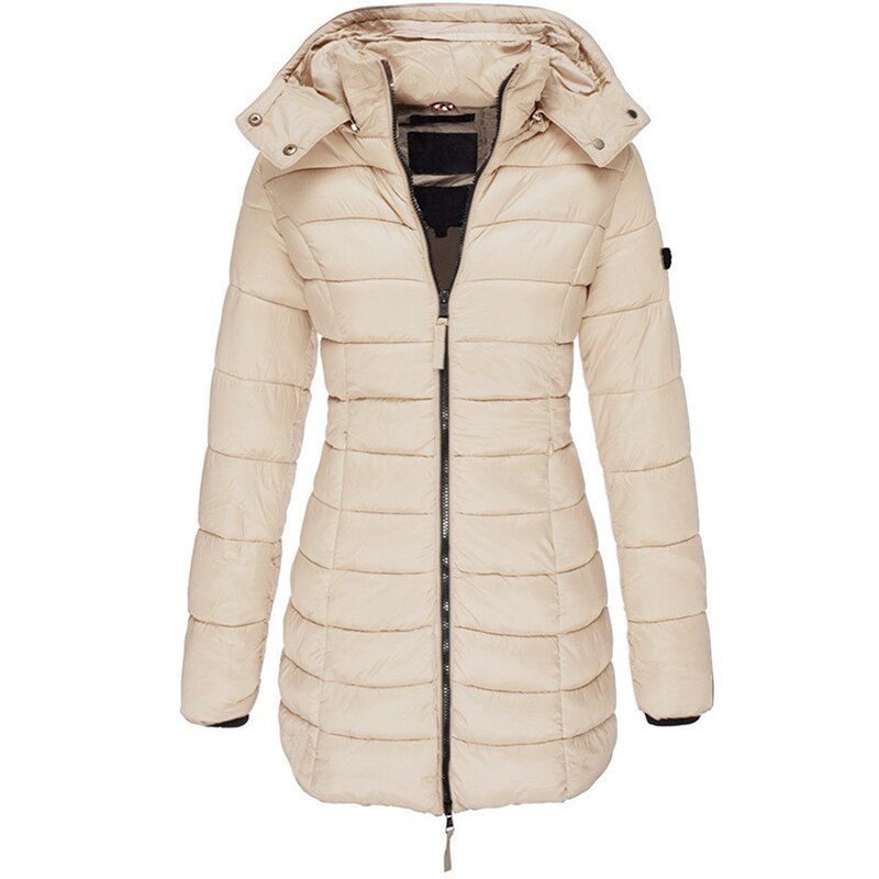 Women's Quilted Winter Jacket | Long