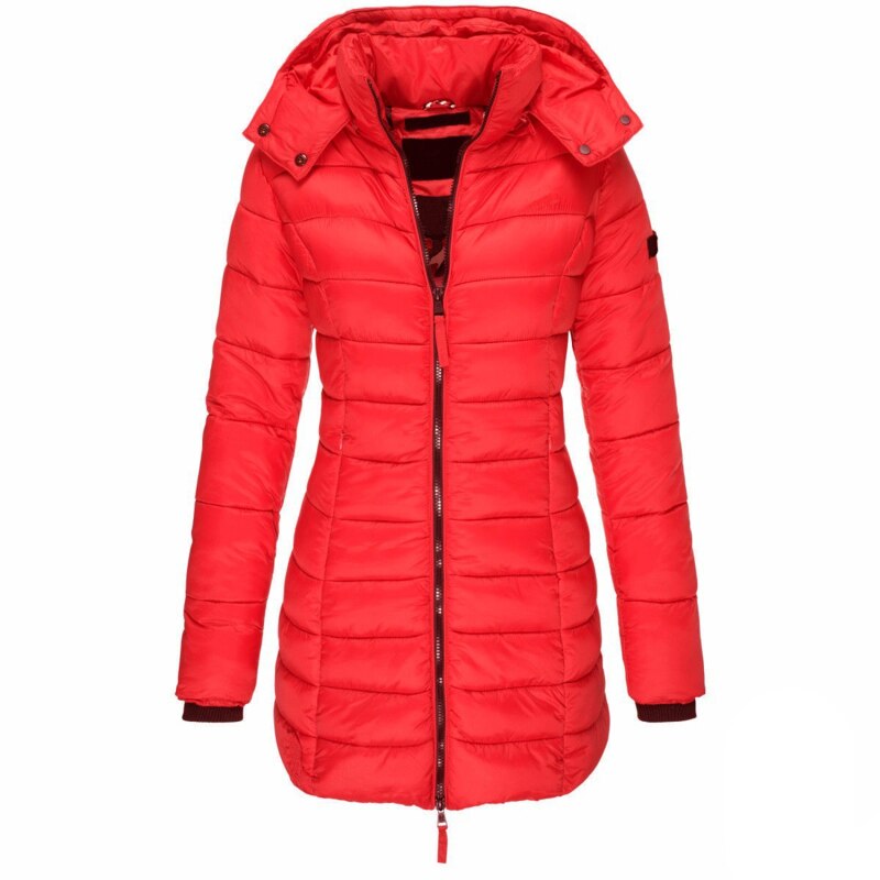 Women's Quilted Winter Jacket | Long