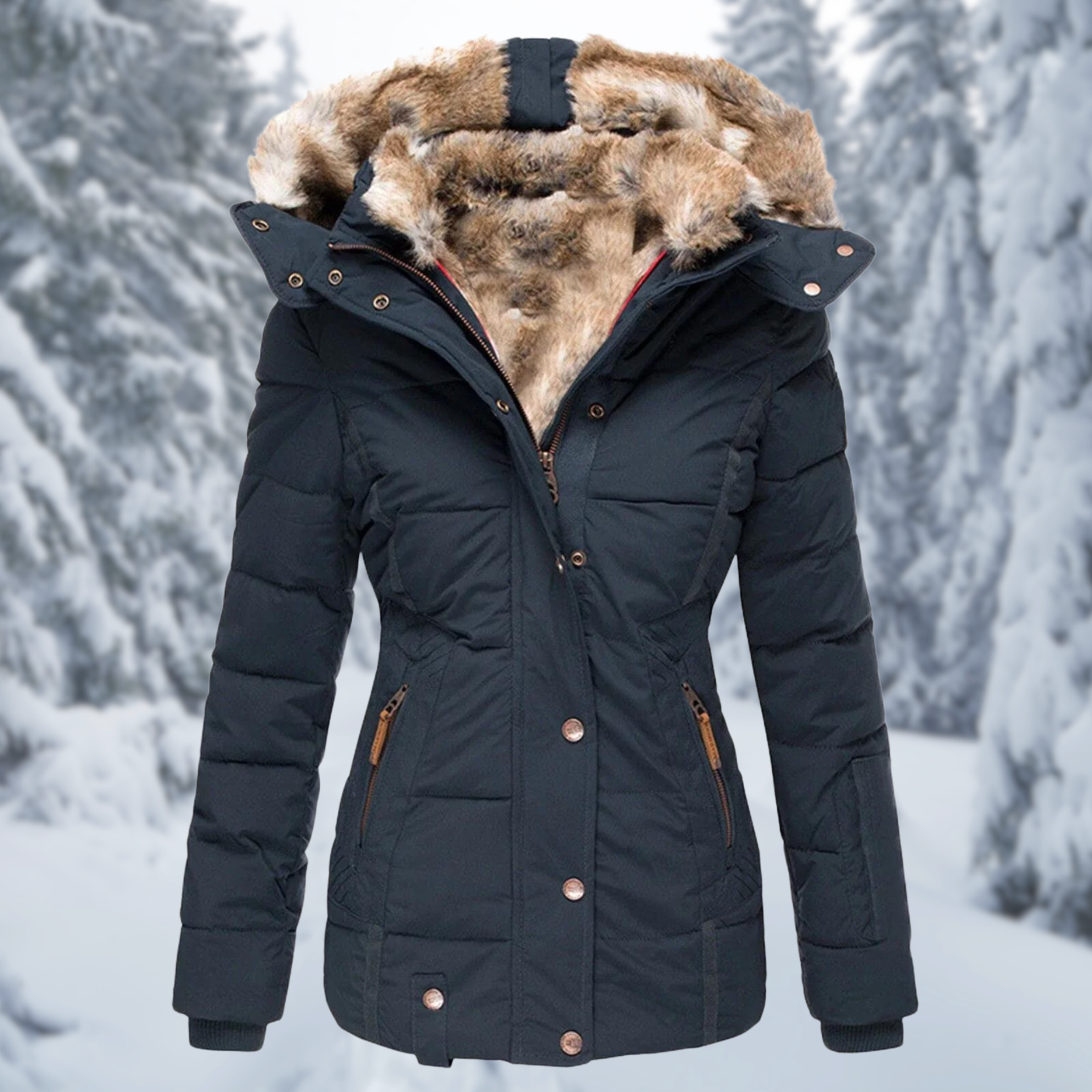 Ladies Elegant Winter Jacket | Warm