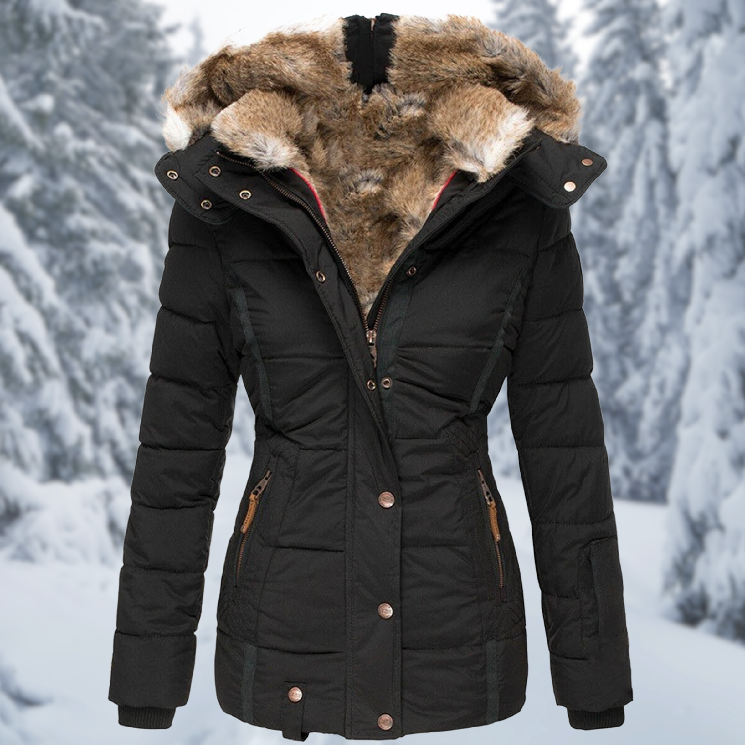 Ladies Elegant Winter Jacket | Warm