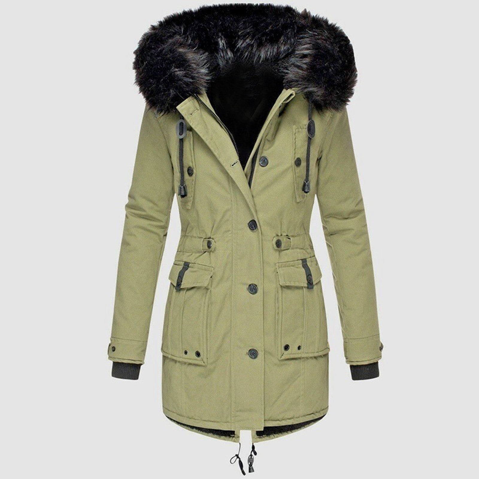 Women's Long Winter Jacket | Warm