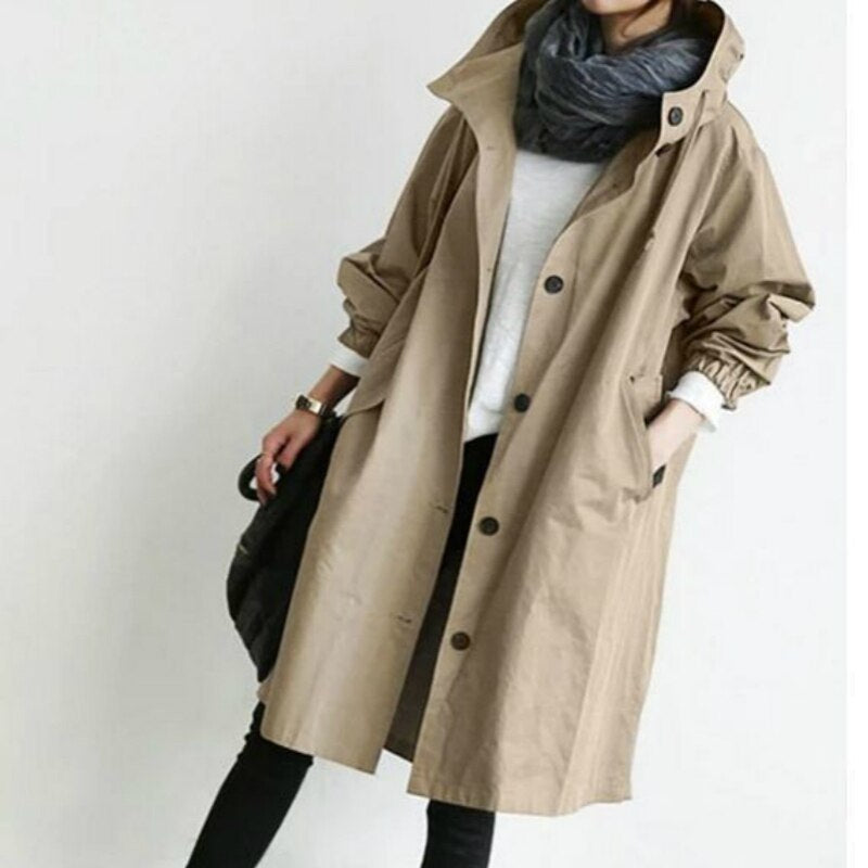 Women's Fashionable Trench Coat | Long