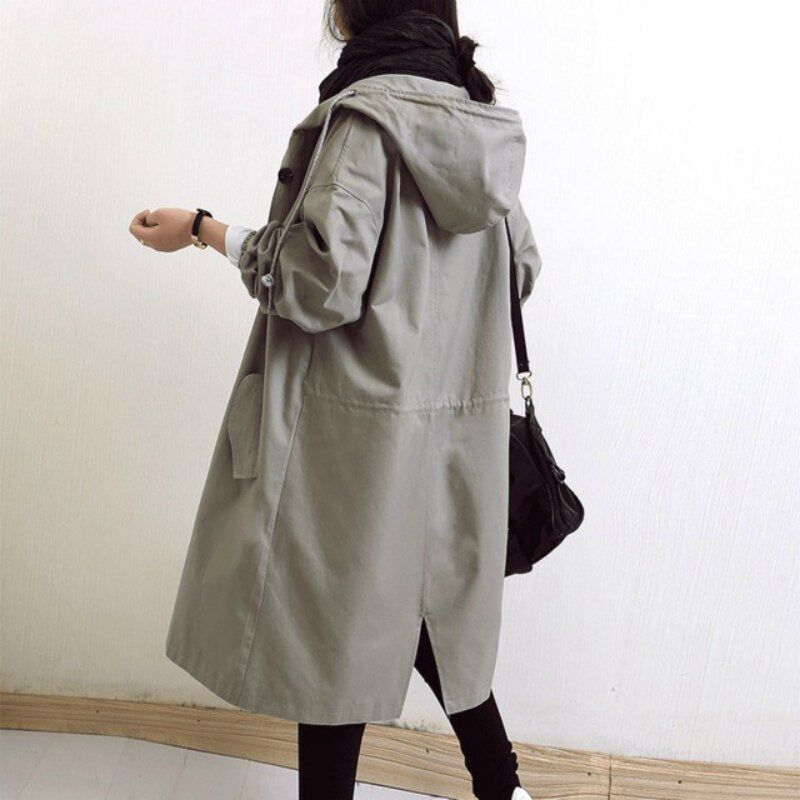 Women's Fashionable Trench Coat | Long