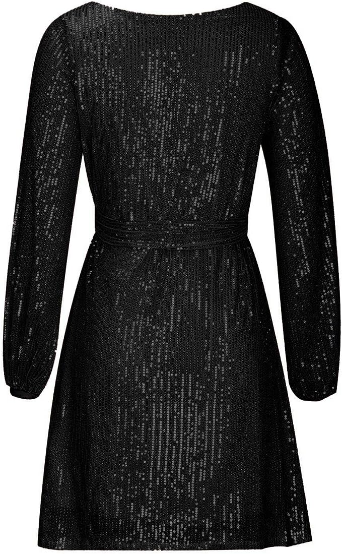 Women's Mini Festive Dress | Long Sleeve