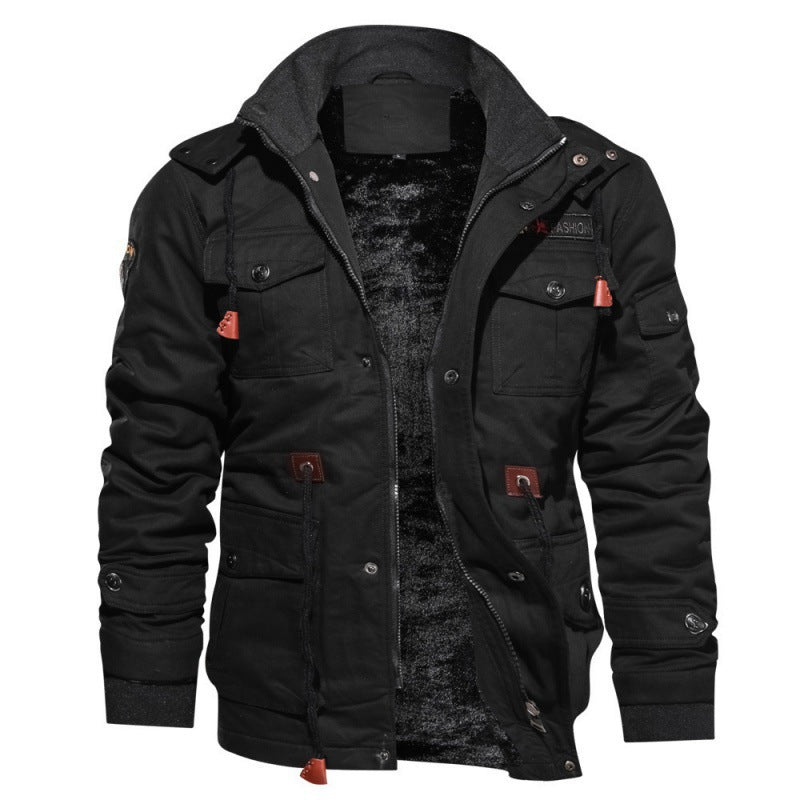 Men's Waterproof Fleece Winter Jacket | Warm