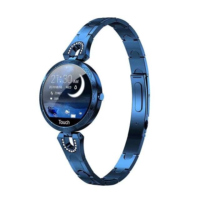 Water-Resistant Women's Fitness Smartwatch with Heart Rate Monitoring