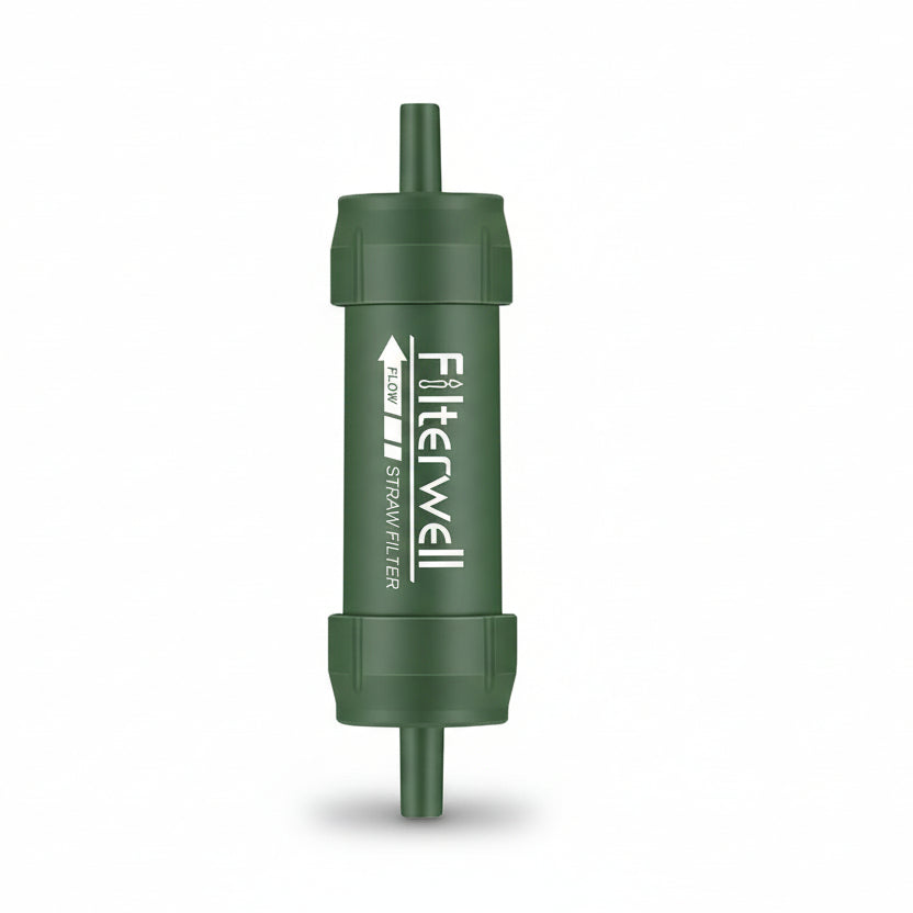 Compact Water Filter Straw for Camping and Emergency Use