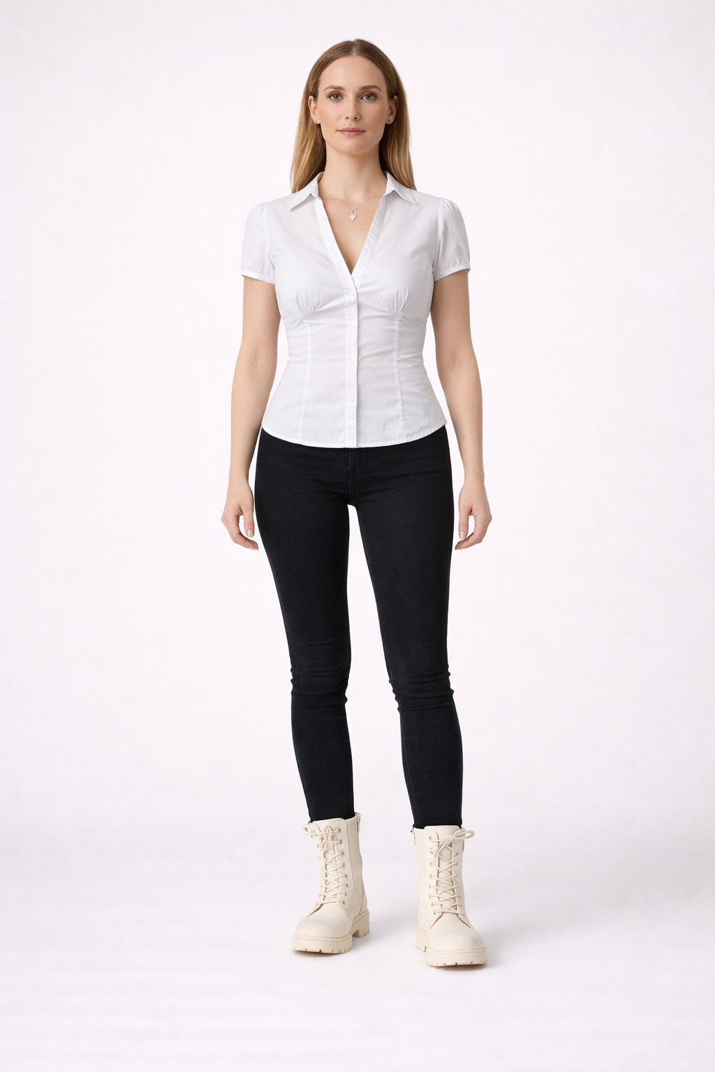 Slim Fit V-Neck Shirt