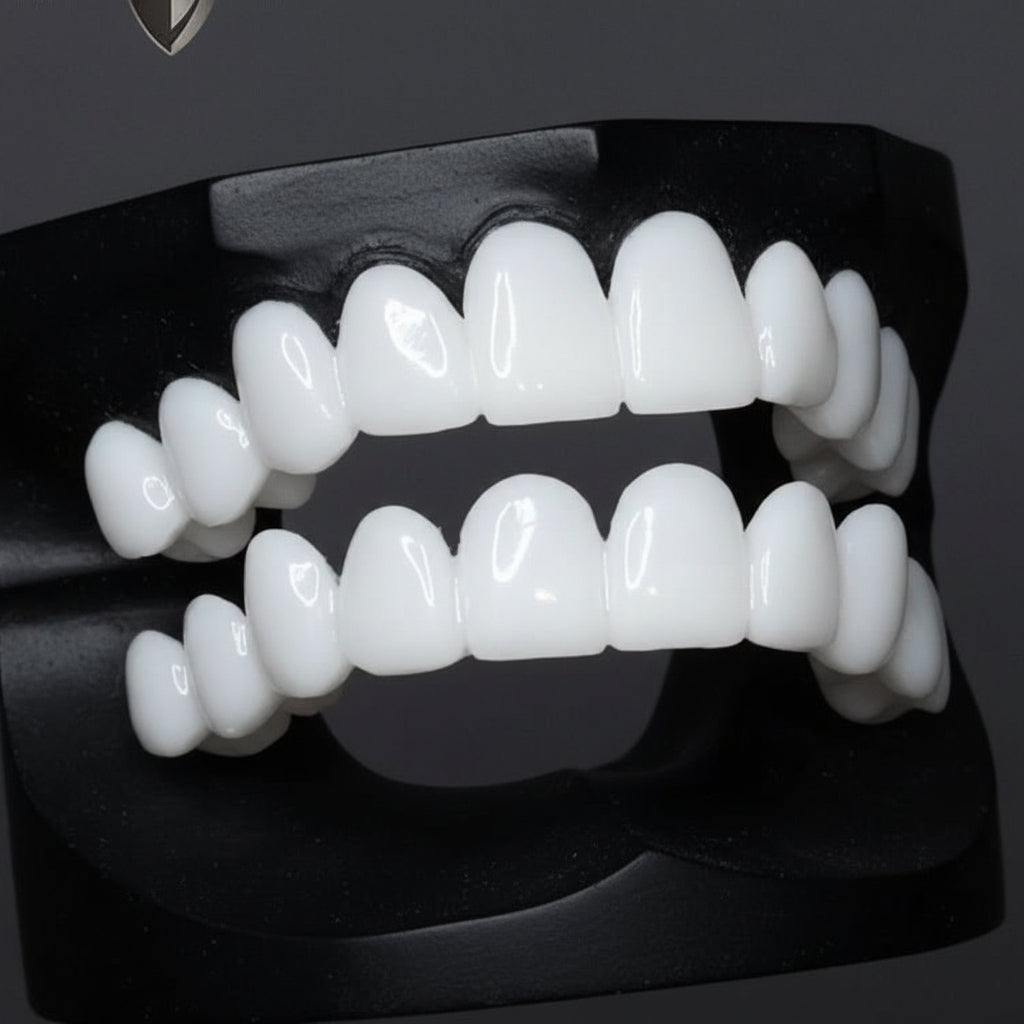 White Dental Lens Prosthesis