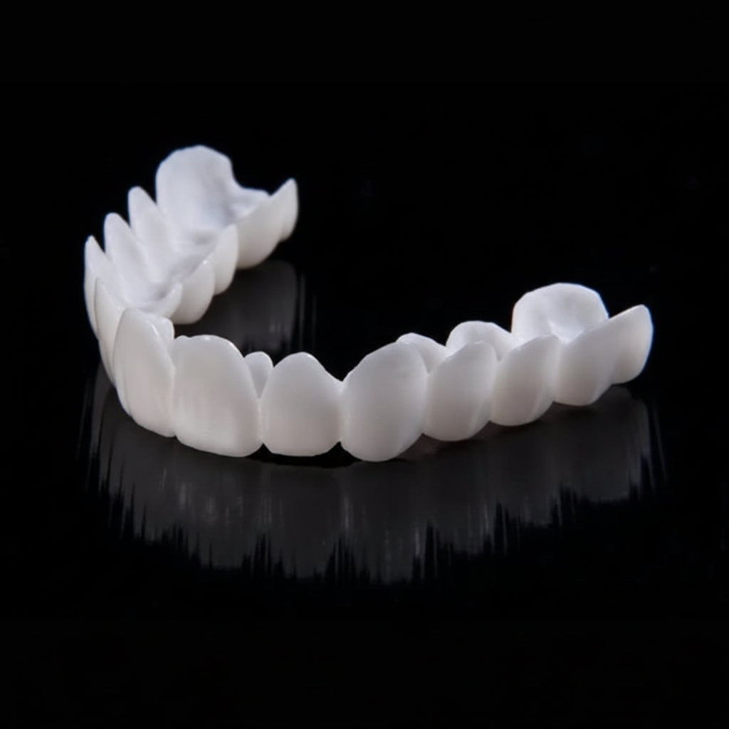 White Dental Lens Prosthesis