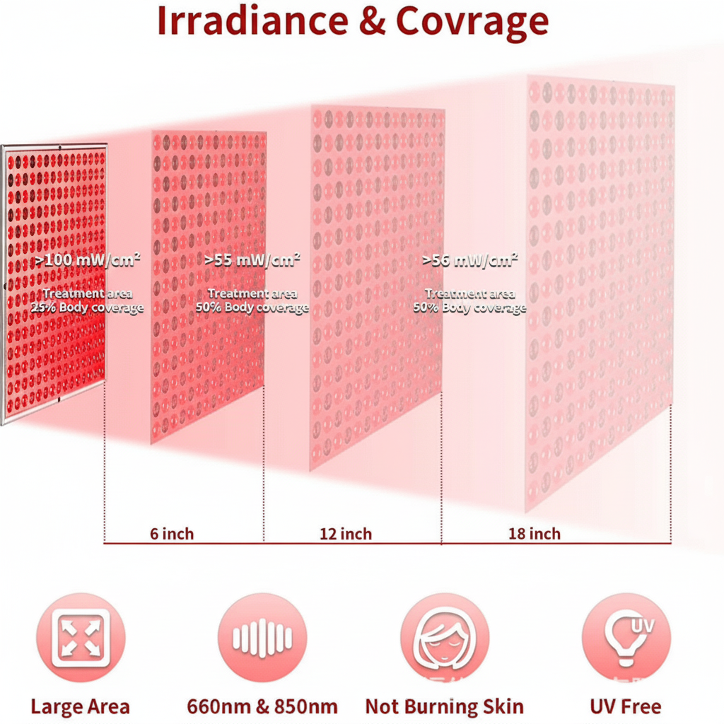 Infrared Light Therapy Panel for Skin Renewal and Relaxation