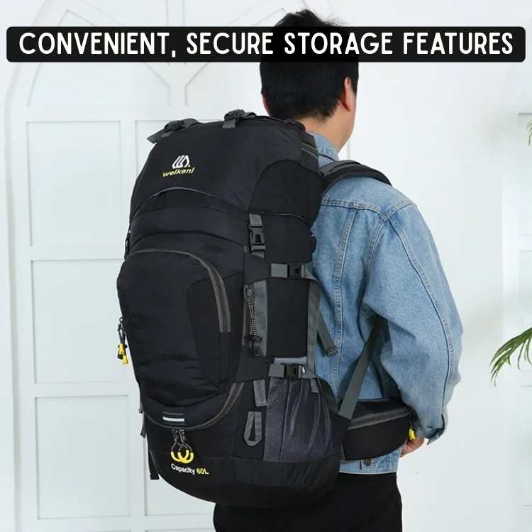 60L Waterproof Outdoor Backpack