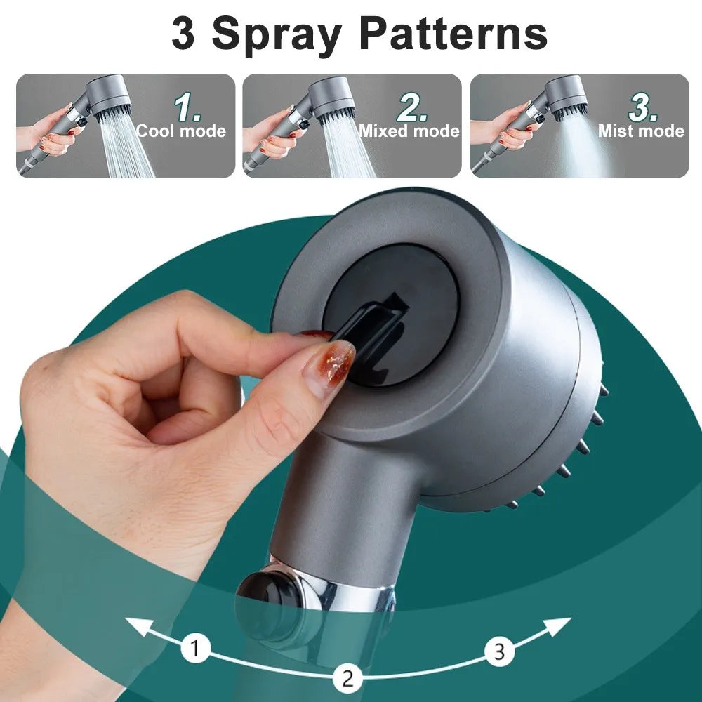 High-Performance Showerhead with 200% Enhanced Water Pressure