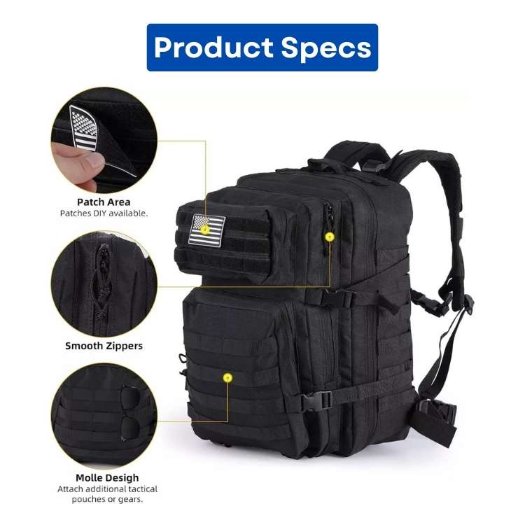 Multi-Functional Survival Backpack - 30L/50L Capacity